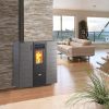 Poêle à granulés canalisable extra plat Fango - 8 Kw